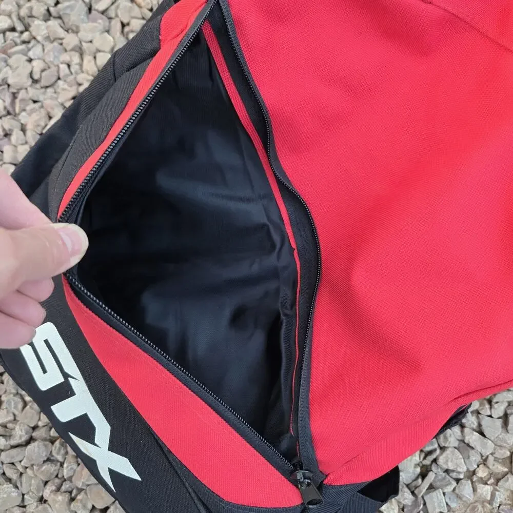 STX Backpack‎ Carry On Lacrosse Sports School Camping Hiking Red Black PJR RDXX